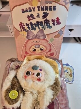Babythree Hand Mirror Plush - Blind Box Opened